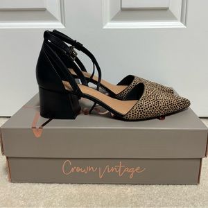 Crown Vintage Animal Print Vavi Shoes